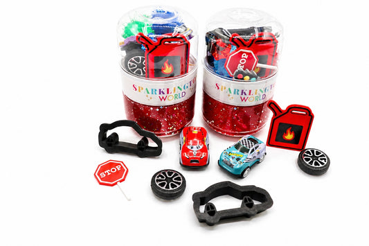Car On-The-Go Playdough Jar