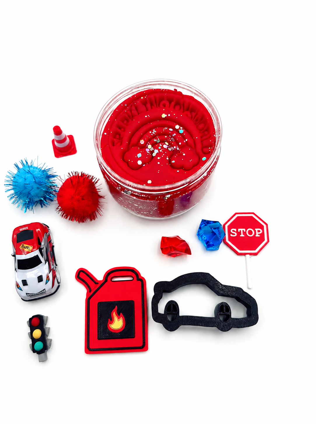 Car On-The-Go Playdough Jar