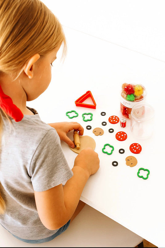 Pizza On-The-Go Playdough Jar