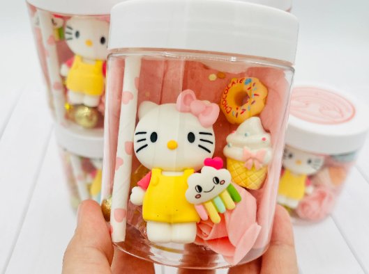 Hello kitty Playdough Jar - Sparkling Toys World