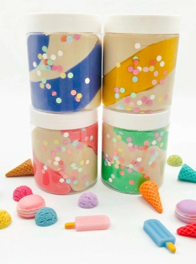 Ice cream Play Dough Jar - Sparkling Toys World