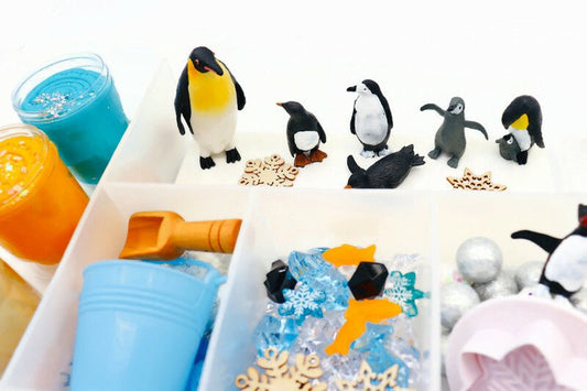 Penguin Winter Play Dough Kit - Sparkling Toys World