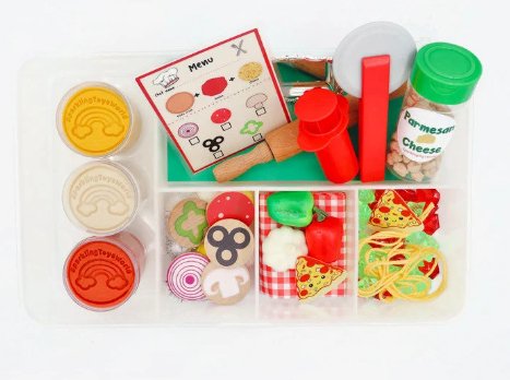 Montessori Kids Toy Educational Wooden Toy Wooden Play Dough Tools