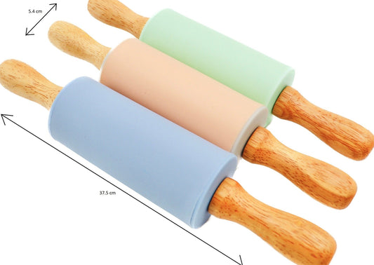 Wooden rolling pin Pastel - Sparkling Toys World