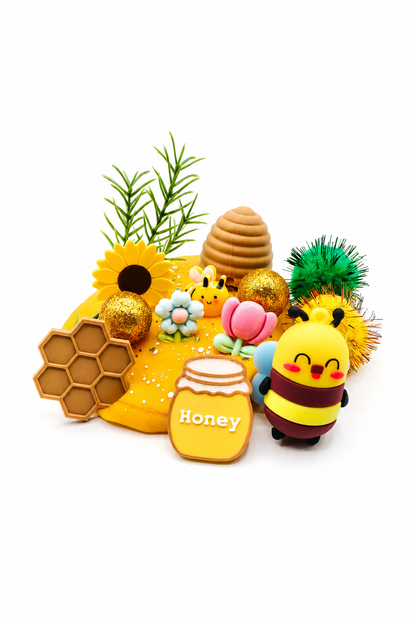 Bee On-The-Go Playdough Jar