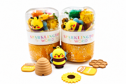Bee On-The-Go Playdough Jar