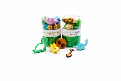 Dinosaur On-The-Go Playdough Jar