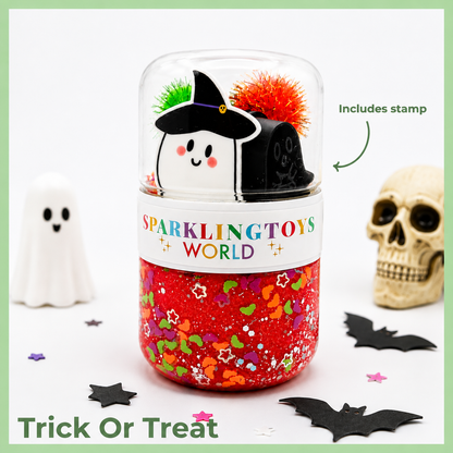 Halloween On-The-Go Playdough Jar