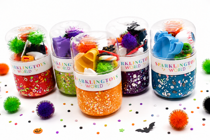 Halloween On-The-Go Playdough Jar