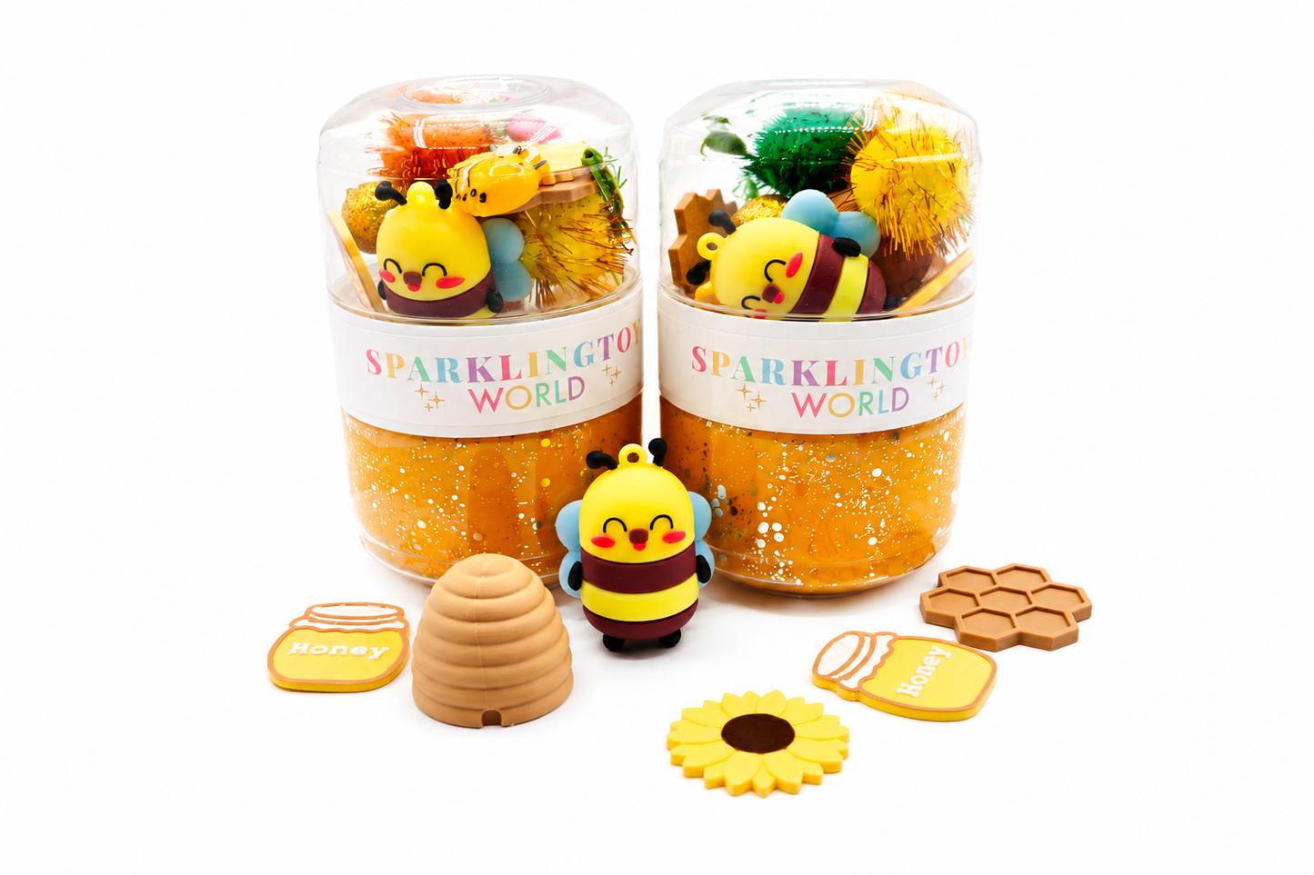 Bee On-The-Go Playdough Jar