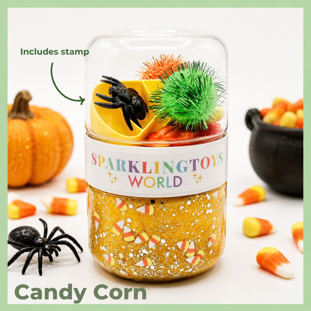 Halloween On-The-Go Playdough Jar