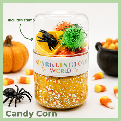 Halloween On-The-Go Playdough Jar