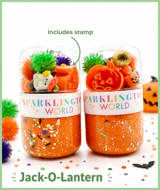 Halloween On-The-Go Playdough Jar