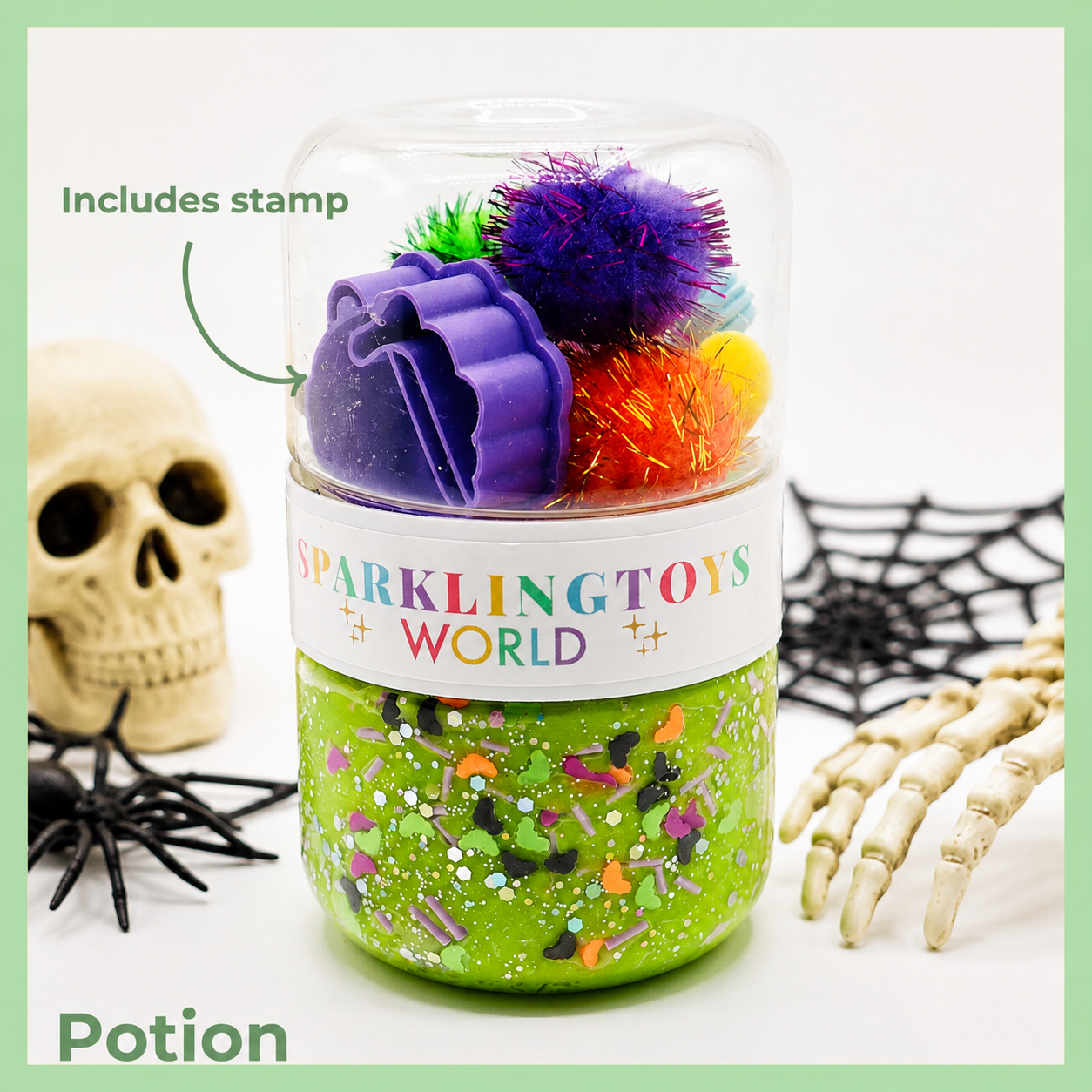 Halloween On-The-Go Playdough Jar