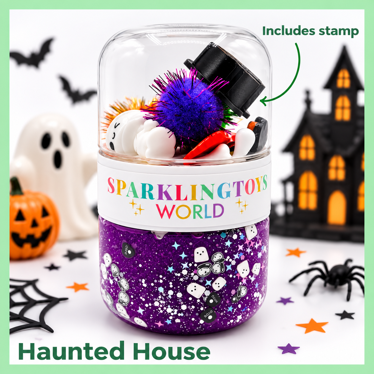 Halloween On-The-Go Playdough Jar