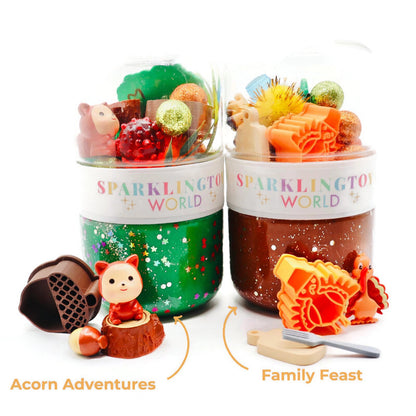 Fall On-The-Go Playdough Jar