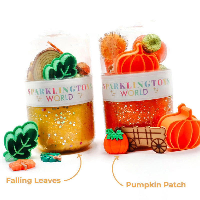 Fall On-The-Go Playdough Jar