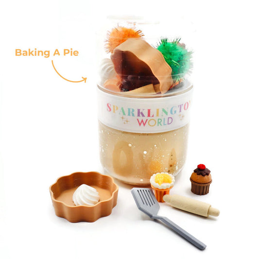 Fall On-The-Go Playdough Jar