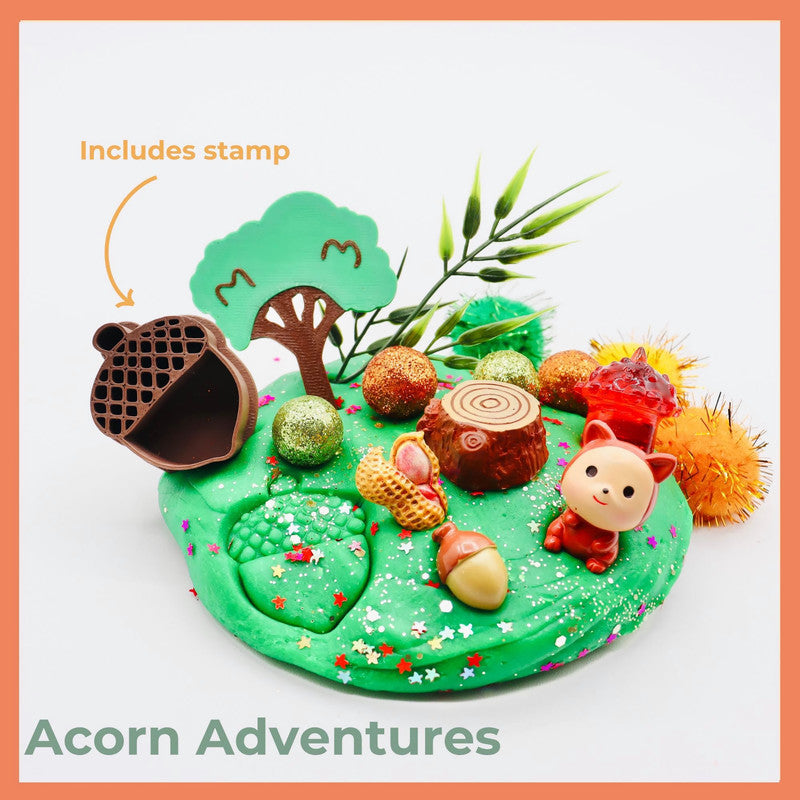 Fall On-The-Go Playdough Jar