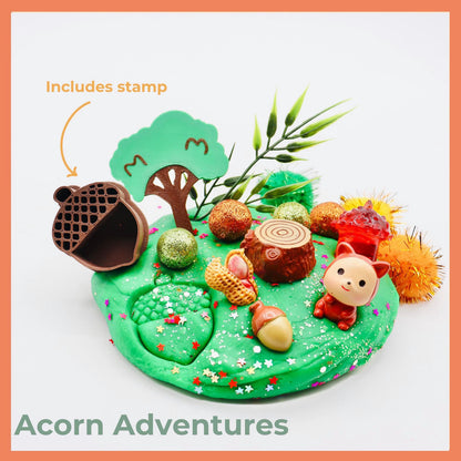 Fall On-The-Go Playdough Jar