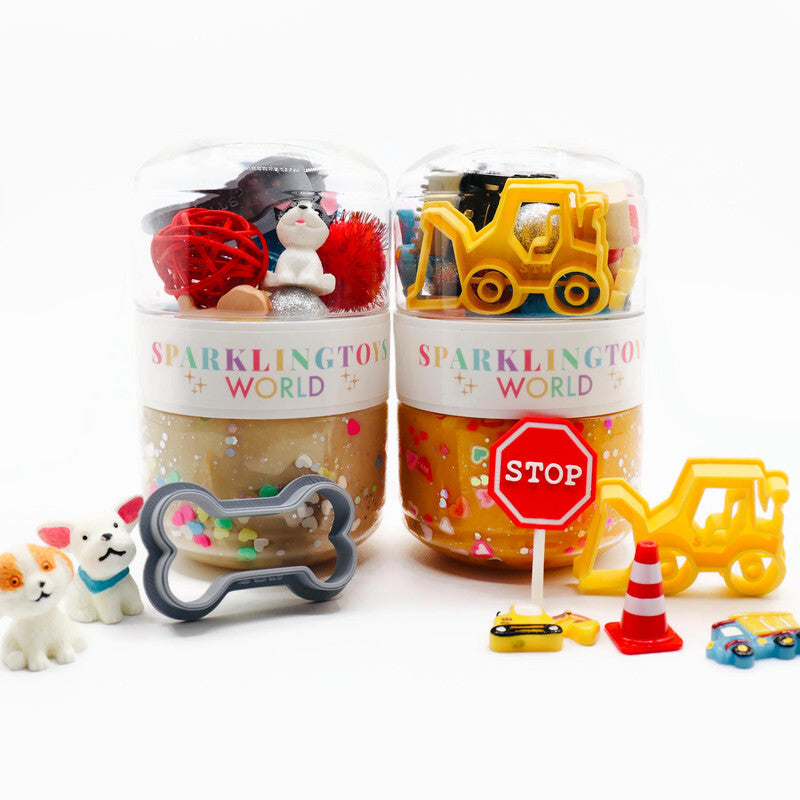 Valentine’s On-The-Go Playdough Jar