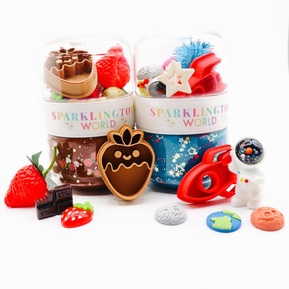 Valentine’s On-The-Go Playdough Jar