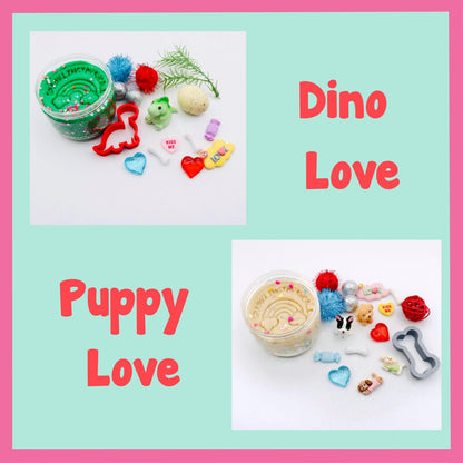 Valentine’s On-The-Go Playdough Jar