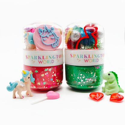 Valentine’s On-The-Go Playdough Jar