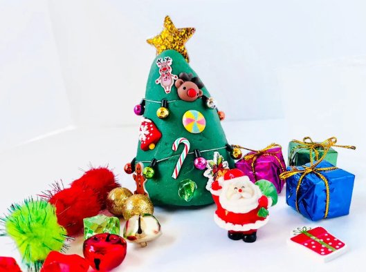 Christmas Tree Playdough Kit - Sparkling Toys World