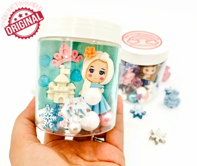 Frozen Playdough Jar - Sparkling Toys World