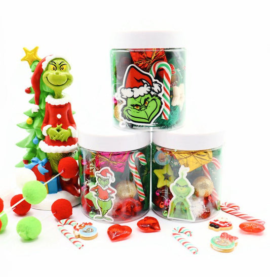 Grinch Christmas Playdough jar - Sparkling Toys World