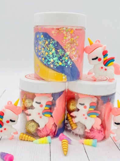 Unicorn Play Dough Jar - Sparkling Toys World