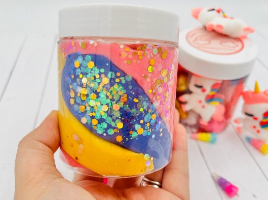 Unicorn Play Dough Jar - Sparkling Toys World